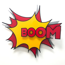 "Boom" - Explosive 3D -  4 layer acrylic sculpture