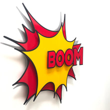 "Boom" - Explosive 3D -  4 layer acrylic sculpture