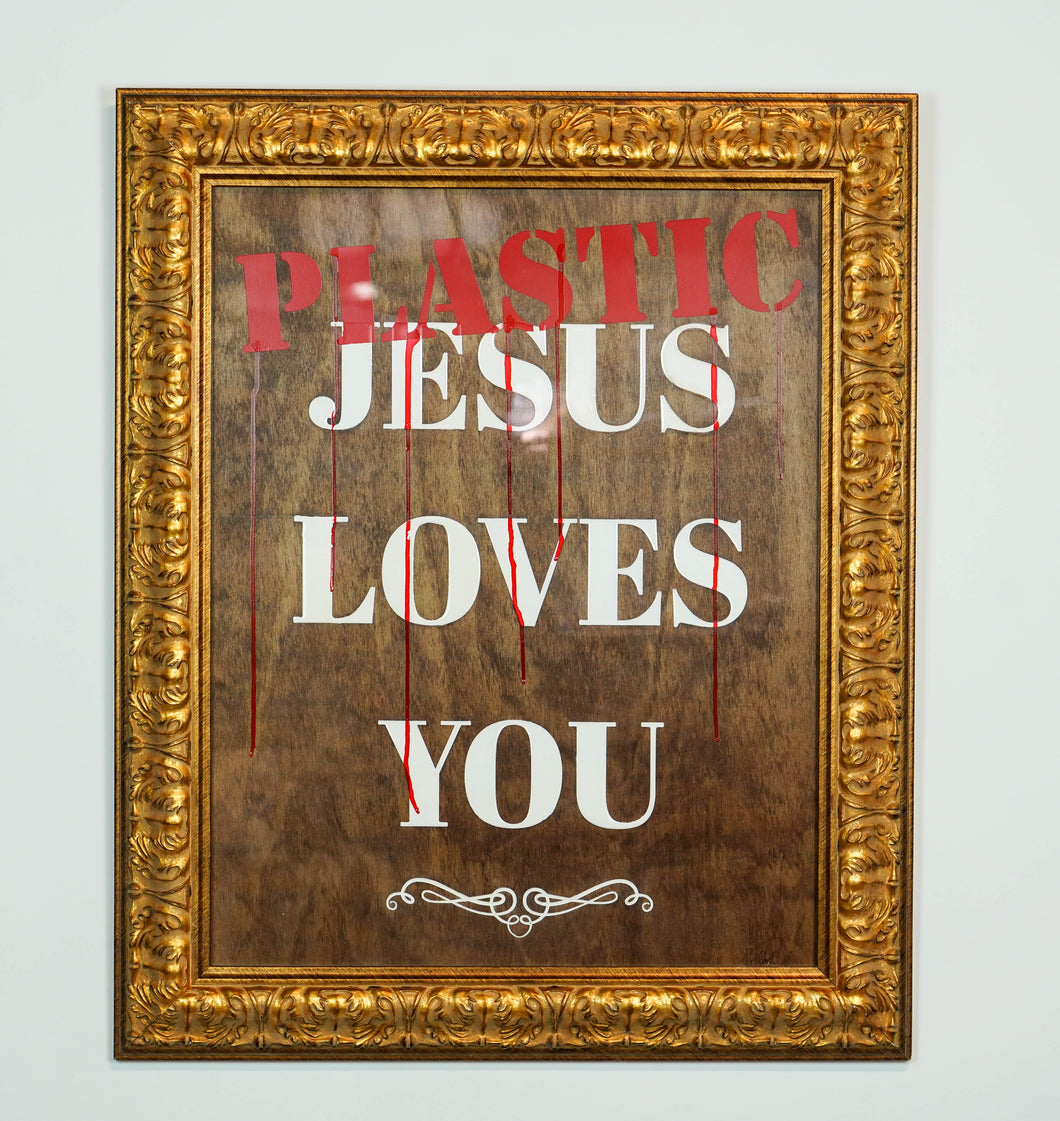 Jésus en plastique t'aime