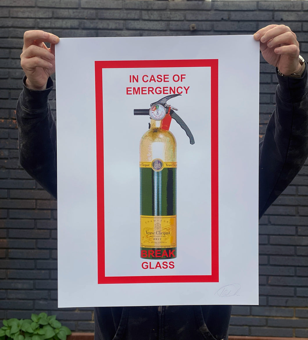 In Case of Emergency Break Glass - Print